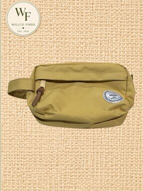 Revzel Mustard Yellow Canvas Toiletry Bag Travel Dopp Kit Since 2014